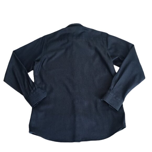 Robert Graham Boys Cotton Blue White Dot Button Down Shirt  Size XL 18–20 EUC - Picture 3 of 16